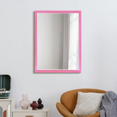 Blush Mirror - Chromatic Acrylic Framed Beveled Mirrors